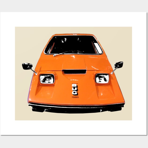 Bond Bug 1970s British classic car Wall Art by soitwouldseem